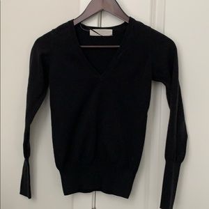 Black ZARA v-neck sweater